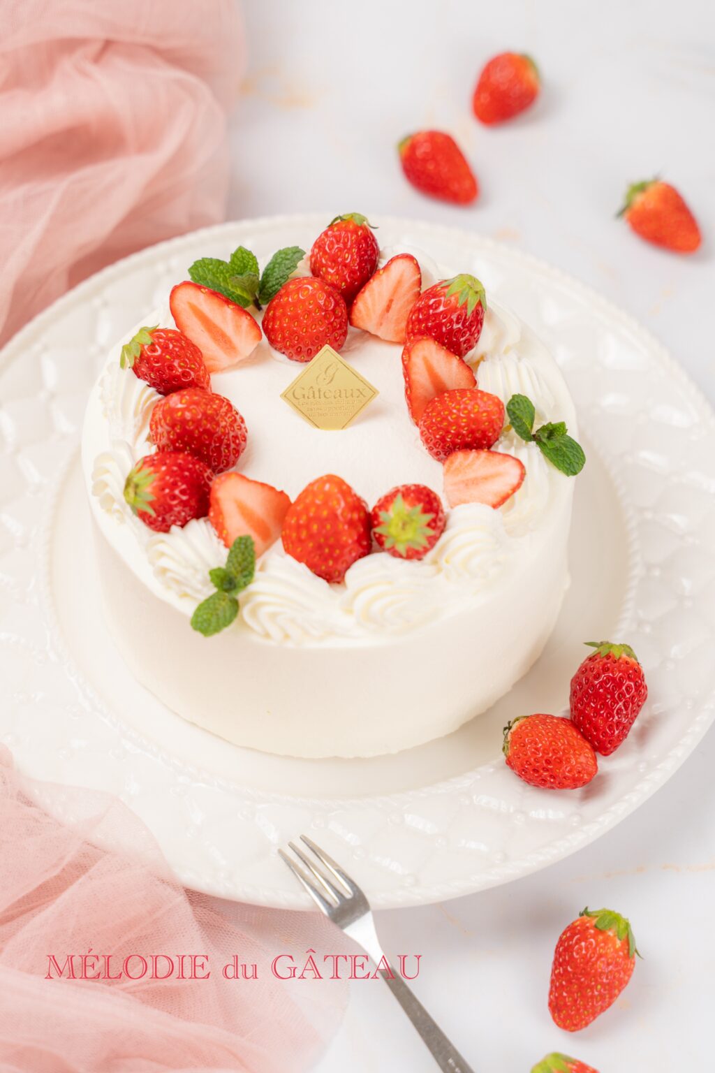 本格ショートケーキ - MÉLODIE du GÂTEAU